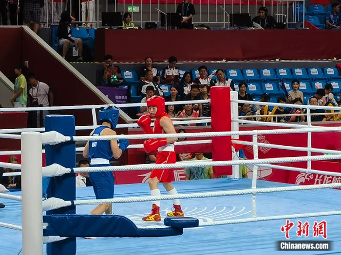 杭州亚运会拳击赛场首日诞生双冠王