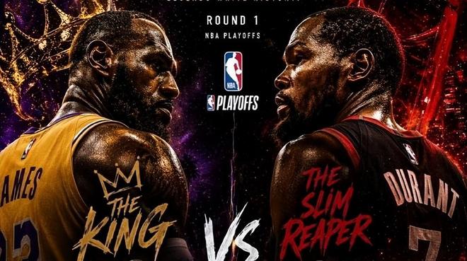 火箭惨败湖人杜兰特缺席詹杜对决成遗憾